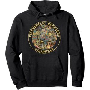 Psychedelic Mushroom | Psychedelic Research Volunteer Pullover Hoodie